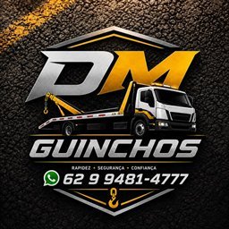 Logotipo da DM Guinchos, guincho 24 horas em Goiânia