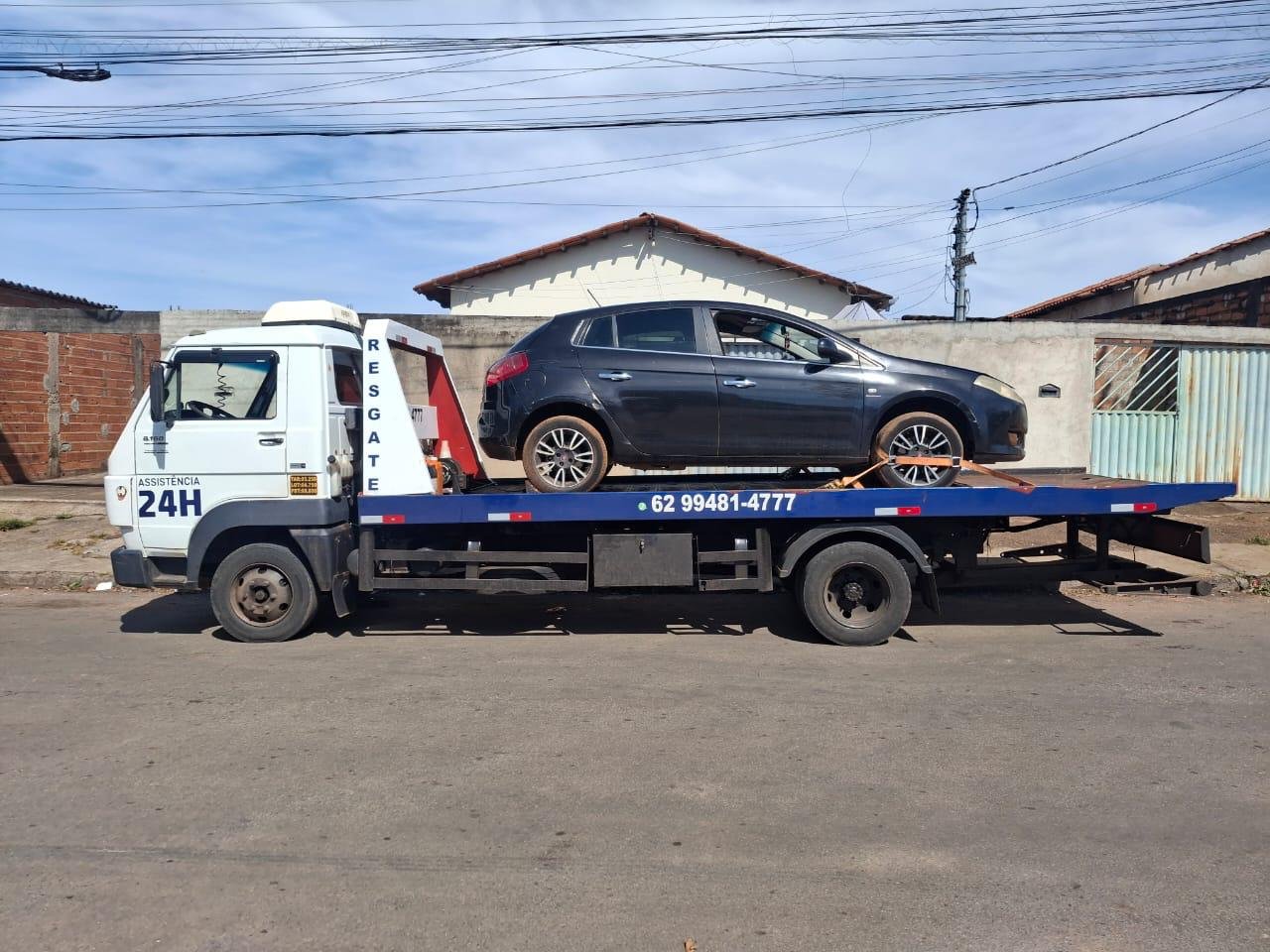 Atendimento real de guincho 24 horas para veículo leve em Goiânia
