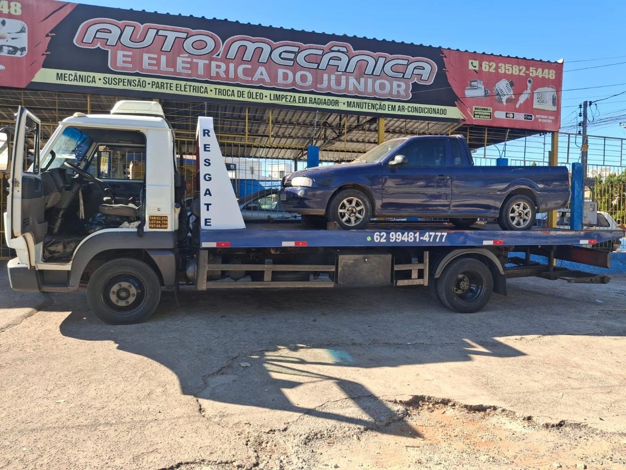 Guincho de pickup em Goiânia e região realizado pela DM Guinchos